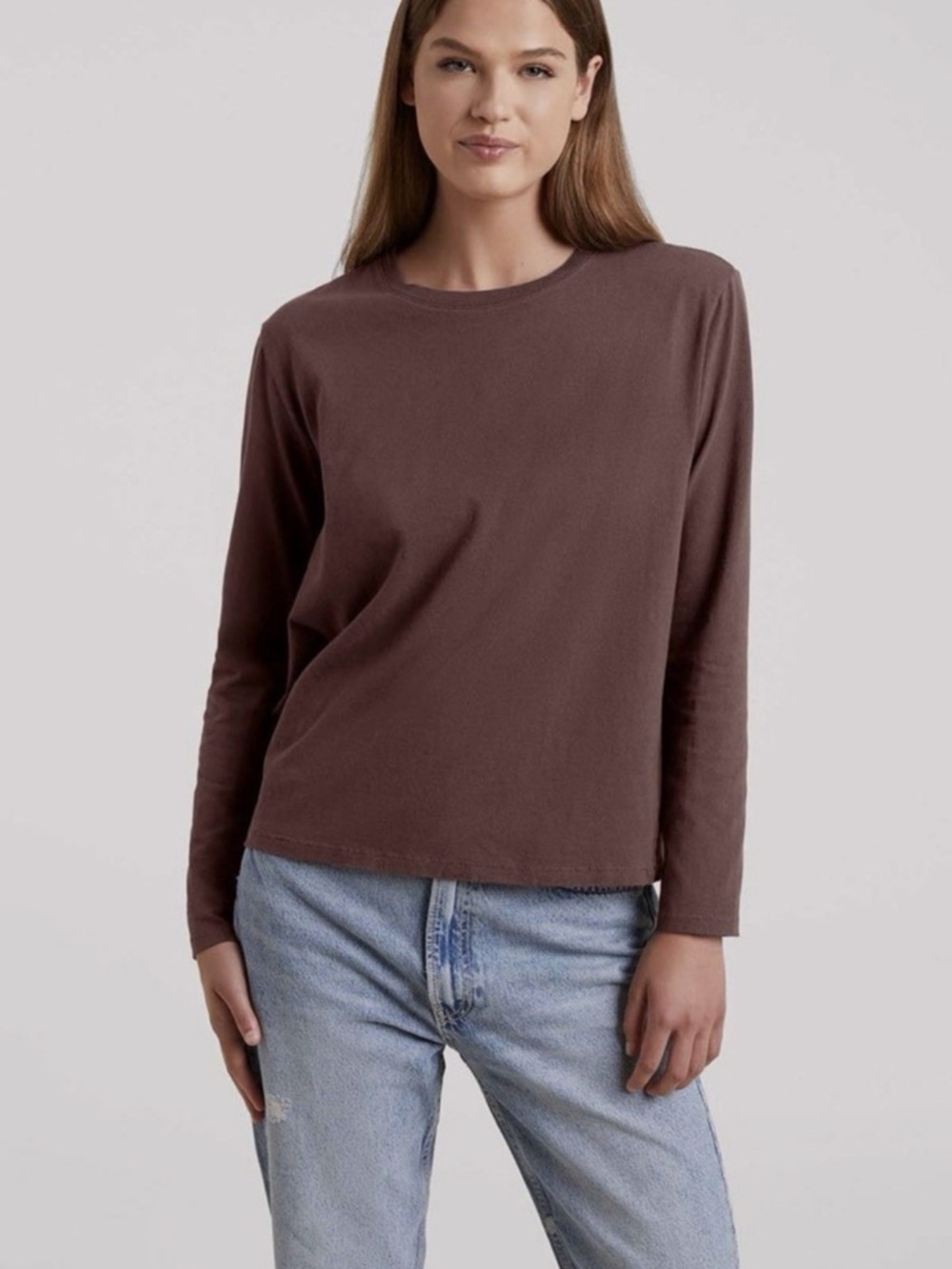 Nuuds Everyday Long Sleeve Shirt in Dark Brown
